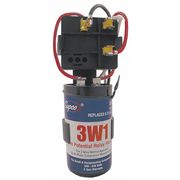 Supco Hard Start Kit, Potential Relay, Start Capacitor, 35 Contact Rating (Amps), 208 to 240 Volts 3W1