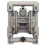 Versa-Matic Double Diaphragm Pump, Aluminum, Air Operated, Buna N, 49 GPM E1AA2R229C-ATEX