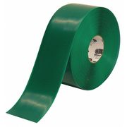 Mighty Line Industrial Floor Tape, Roll, Green, Vinyl 4RG