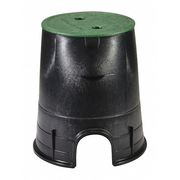 Nds Valve Box, Round, 9in.Hx8-3/8in.W, 6-1/2in. 107BC