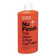 Nu-Finish Car Polish, Liquid, White, 8.5 pH, 16 oz. NF76