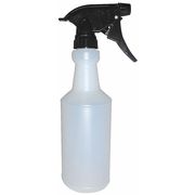 32 oz. HDPE Chemical Resistant Spray Bottle with Gray