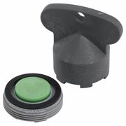 American Standard 1.5 gpm Aerated Outlet, M24 Thread Size, Dark Gray, Plastic M964171-0070A