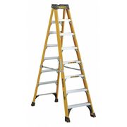 Dewalt 8 ft Fiberglass Stepladder, 500 lb Capacity DXL3810-08