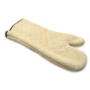 R & R Textile Oven Mitt, Hand Shaped, Natural, 13in 01303