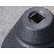 Rubberform Sign Base, Rubber, Black RF-SGBS70