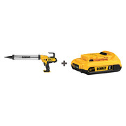 Dewalt Caulk Gun Kit, Yellow, 20 oz Capacity DCE580B / DCB203