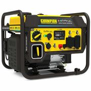 Champion Power Equipment Portable Generator, Gasoline/Propane, 3,285 W; 3,650 W Rated, 4500 W Surge, Recoil Start, 120V AC 200978