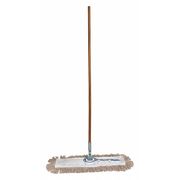 Genuine Joe Dust Mop Complete Combo, 24" Cotton Head GJO54101