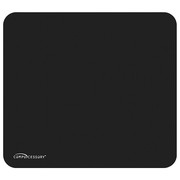 Compucessory Smooth Cloth Nonskid Mouse Pads, Black CCS23617