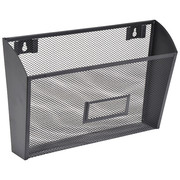 Lorell Steel Mesh Wall Pocket, Wall Mountable LLR84144