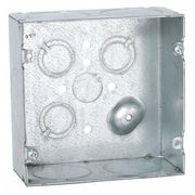 Raco Electrical Box, 42 cu in, Wall Box, 2 Gangs, Steel 259