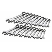 Sk Professional Tools Combo Wrench Set, 3/8-15/16, 10-19mm, 20 Pc 86250