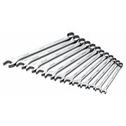 Sk Professional Tools Combo Wrench Set, Long, Chrome, 8-19mm, 12Pc 86040