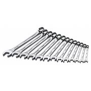 Sk Professional Tools Combo Wrench Set, Chrome, 7-19mm, 13 Pc 86123