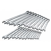 Sk Professional Tools Combo Wrench Set, Chrome, 8-32mm, 23 Pc 86225