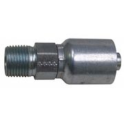 Parker Hose Fitting, Male NPT, Straight, Hose 3/8 10143-4-6