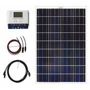 Grape Solar Polycrystalline Solar Panel Kit, 100 W, 18V DC, 5.23 A, 36 Cells, MC4 GS-100-KIT