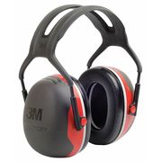 3M Peltor Over-the-Head Ear Muffs, 28 dB, Peltor X3, Black/Red X3A