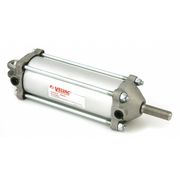Velvac Air Cylinder, 2 1/2 in Bore, 6 in Stroke, Double Acting 100123