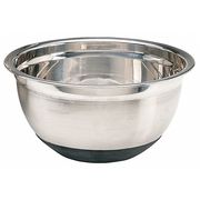Crestware Mixing Bowl, Stainless Steel w/Rubber, 8qt MBR08