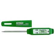 Extech 2-3/4" Stem Digital Pocket Thermometer, -40 Degrees to 392 Degrees F 39240