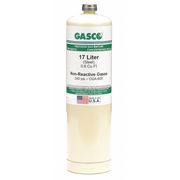 Gasco Calibration Gas, Zero Air, 17 L, CGA 600 Connection, +/-5% Accuracy, 240 psi Max. Pressure 17L-1