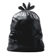 Tough Guy Trash Bags, 40-45 gal, 40 in W, 48 in H, 16 Micron Thick, Heavy  Strength, Clear, 250 Pack 4KN40