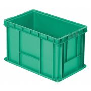 Orbis Straight Wall Container, Green, Polyethylene, 24 in L, 15 in W, 14 1/2 in H NSO2415-14 Green