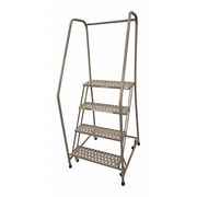 Cotterman 70 in H Steel Rolling Ladder, 4 Steps, 450 lb Load Capacity 1504R2630A6E10B3W5C1P6
