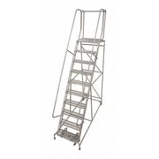 Cotterman 130 in H Steel Rolling Ladder, 10 Steps, 450 lb Load Capacity 1510R2632A6E10B4W5C1P6