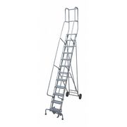 Cotterman 182 in H Steel Rolling Ladder, 14 Steps, 450 lb Load Capacity 6514R1840A1E10B4BC1P3