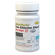 Industrial Test Systems Test Strips, Chlorine 480124