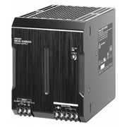 Omron DC Power Supply, 100/240V AC, 24V DC, 480W, 20A, DIN Rail S8VK-G48024