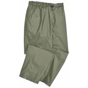 Helly Hansen Rain Pants, PVC/Polyester, Army Green, L 70429_480-L