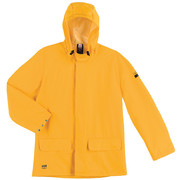 Helly Hansen Rain Jacket, PVC/Polyester, Yellow, 6XL 70129_310-6XL