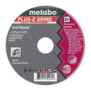 Metabo Grinding Wheel, T27, ZA24T, 4.5"X1/4"X7/8" 616785000