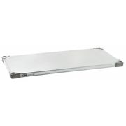 Metro Solid Shelf, 24"D x 24"W, Silver 2424FG