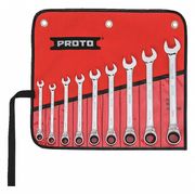 Proto Ratcheting Wrench Set, Combination JSCVT-9S