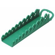 Sk Professional Tools Wrench Rack, 9 Slot, 4-9/10 In. W, Green 1071