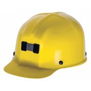 Msa Safety Front Brim Hard Hat, Type 1, Class G, Staz-On, Yellow 91585