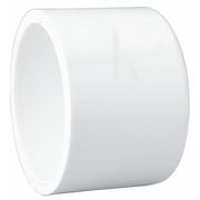 Zoro Select PVC Cap, Socket, 1/2 in Pipe Size 447005BC