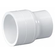 Zoro Select PVC Reducing Coupling, Socket x Socket, 8 in x 6 in Pipe Size 429585