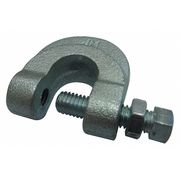 Zoro Select Beam Clamp, 4 In, Galv Malleable Iron 22FP81