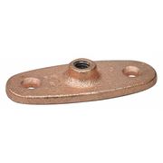 Zoro Select Rod Hanger Plate, 4 In, Malleable Iron 22FP85