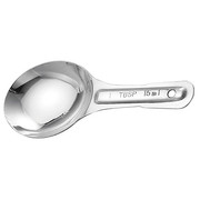 Tablecraft Measuring Spoon, 1/4 tsp., Stainless Steel 721A
