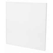 Zoro Select White Polypropylene Sheet Stock 48" L x 24" W x 0.250" Thick BULK-PS-PP-41