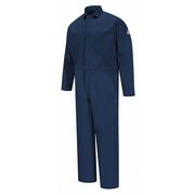Bulwark Flame-Resistant Coverall, Navy, L CEH2NV LN L
