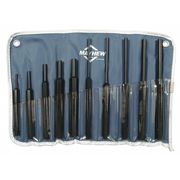 Mayhew Drive Pin Punch Set, 10 Pieces, Steel 61511