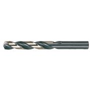 Cle-Line Jobber Length Drill Bit, Drill Bit Size 3/8 in, Drill Bit Point Angle 135 Degrees, Black & Gold C18020